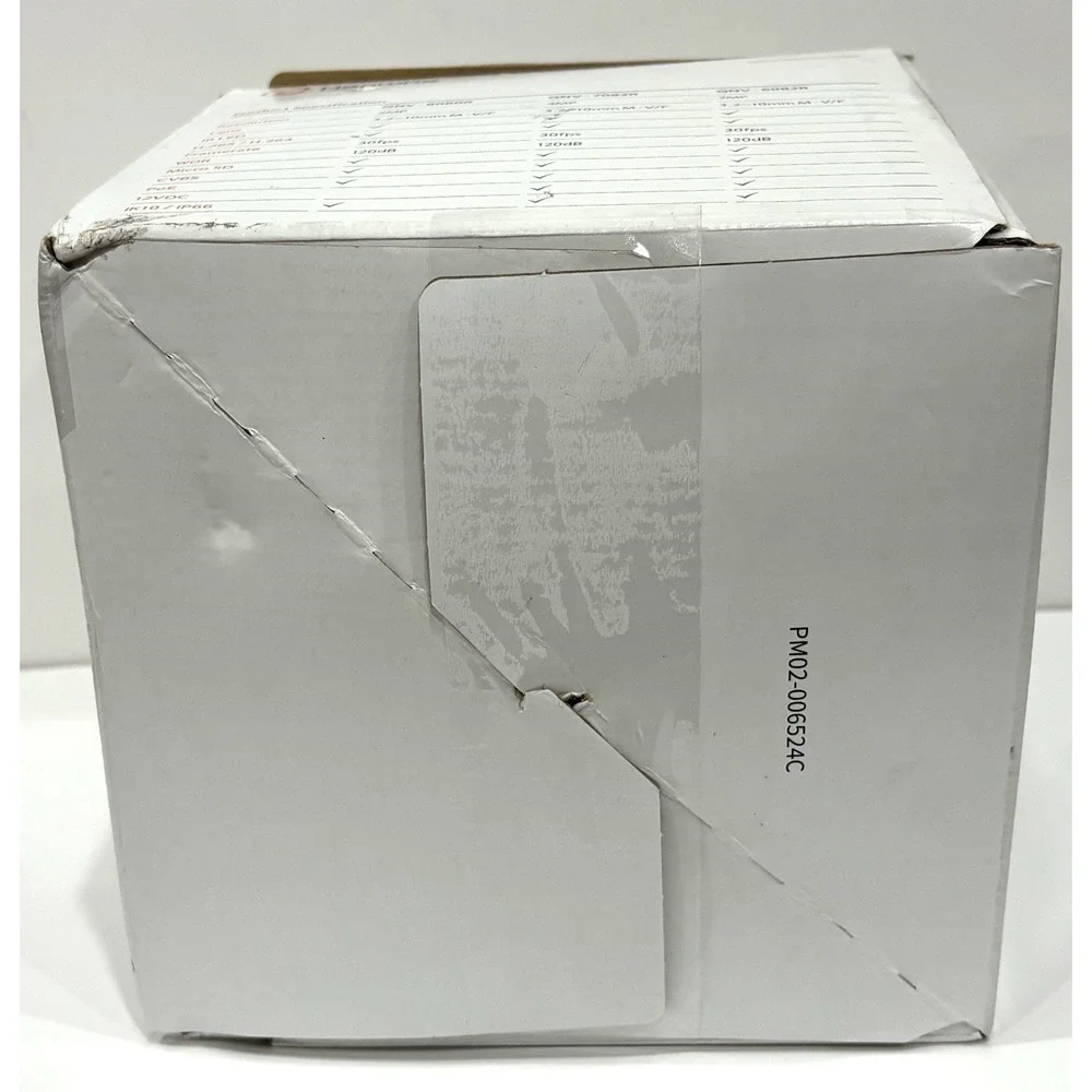 Hanwha Vision QNV-8080R 5MP PoE Network Dome Camera IP66 IK10 Open Box
